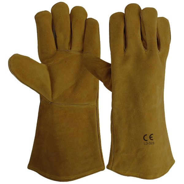 LD-323-GB Welding Gloves Golden Brown