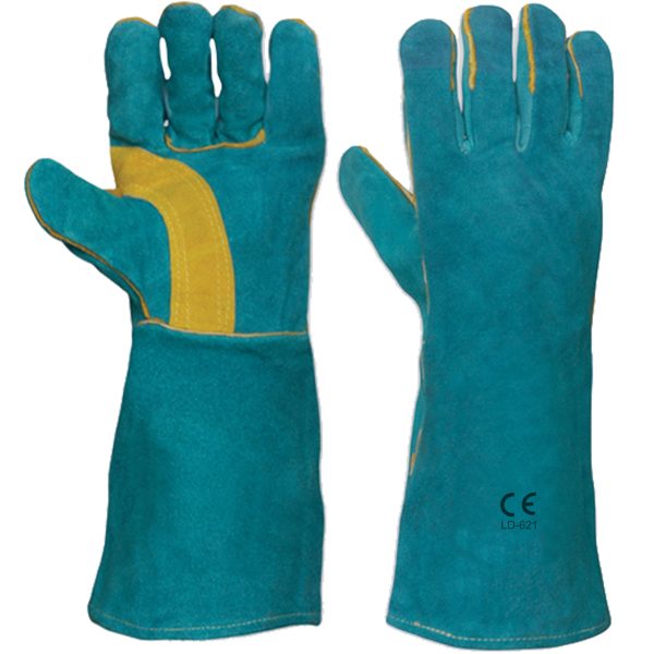 LD-621 Double Palm Leather Welding Gloves
