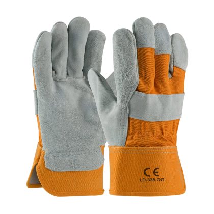 LD-338-OG Work Gloves Orange Cuff