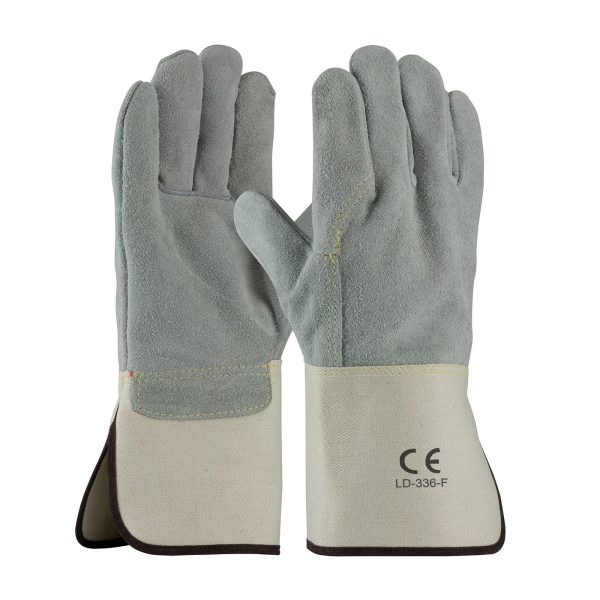 LD-336-F Split Leather Gloves Full Back