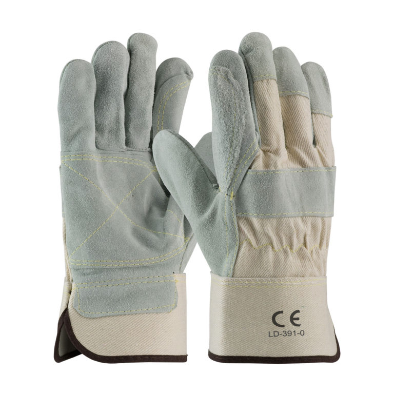 Double Palm Split Leather Work Glove Available in Large and X-Large Size 