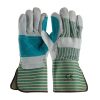 LD-391-GG-4" Wide Cuff Leather Double Work Gloves