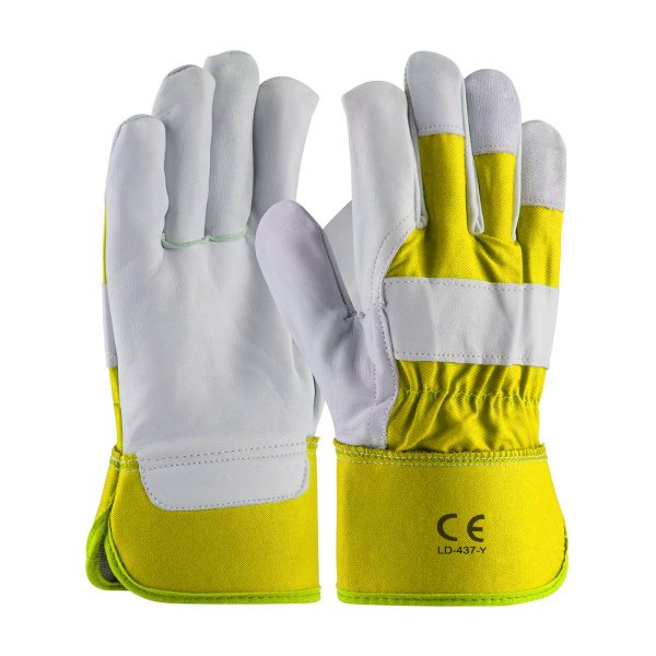 LD-437-Y Work Gloves Grain Leather